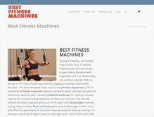 Tablet Screenshot of bestfitnessmachines.net